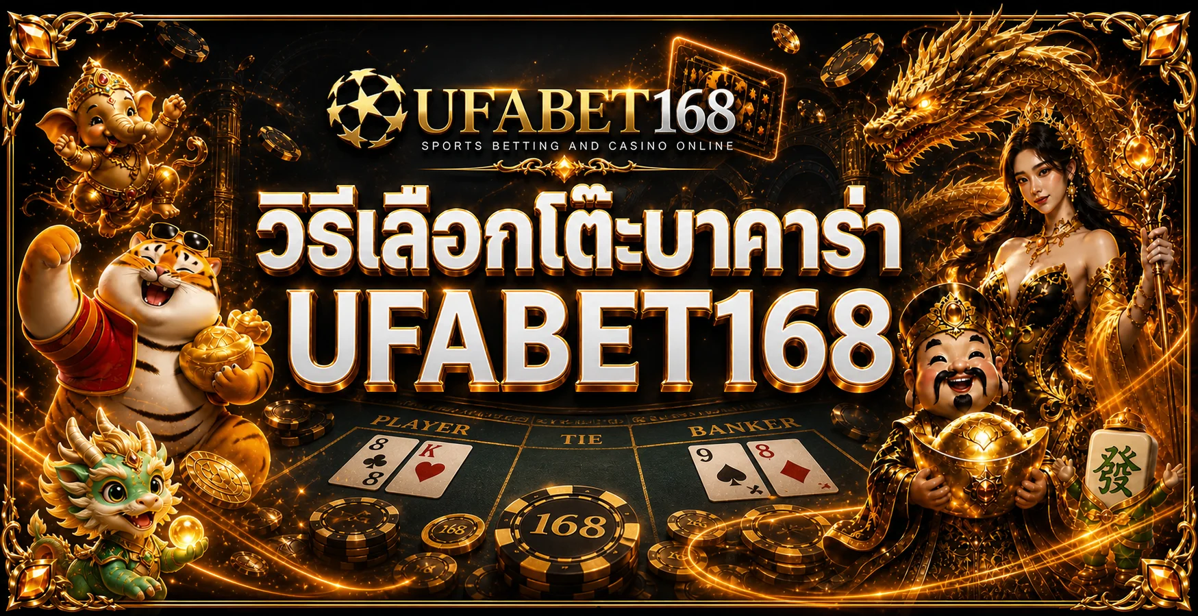 UFABET168 วิธีเลือกโต๊ะบาคาร่า สำหรับมือใหม่